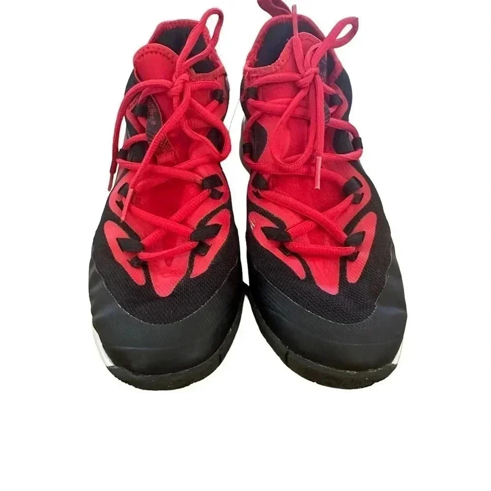 Nike Kids' Boys Black & Red Future‎ Court 2 Basketball Sneakers Size 7Y